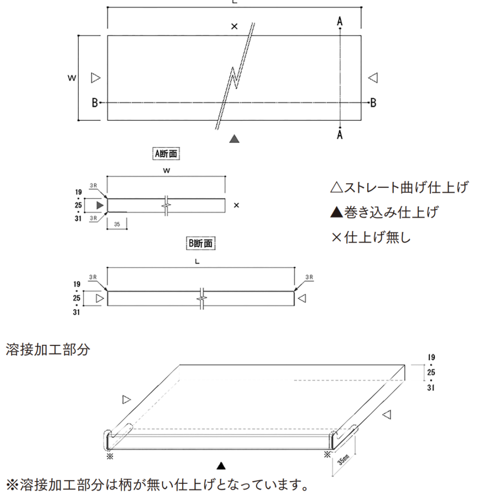 LX-02K・03K・04K 共通形状詳細
